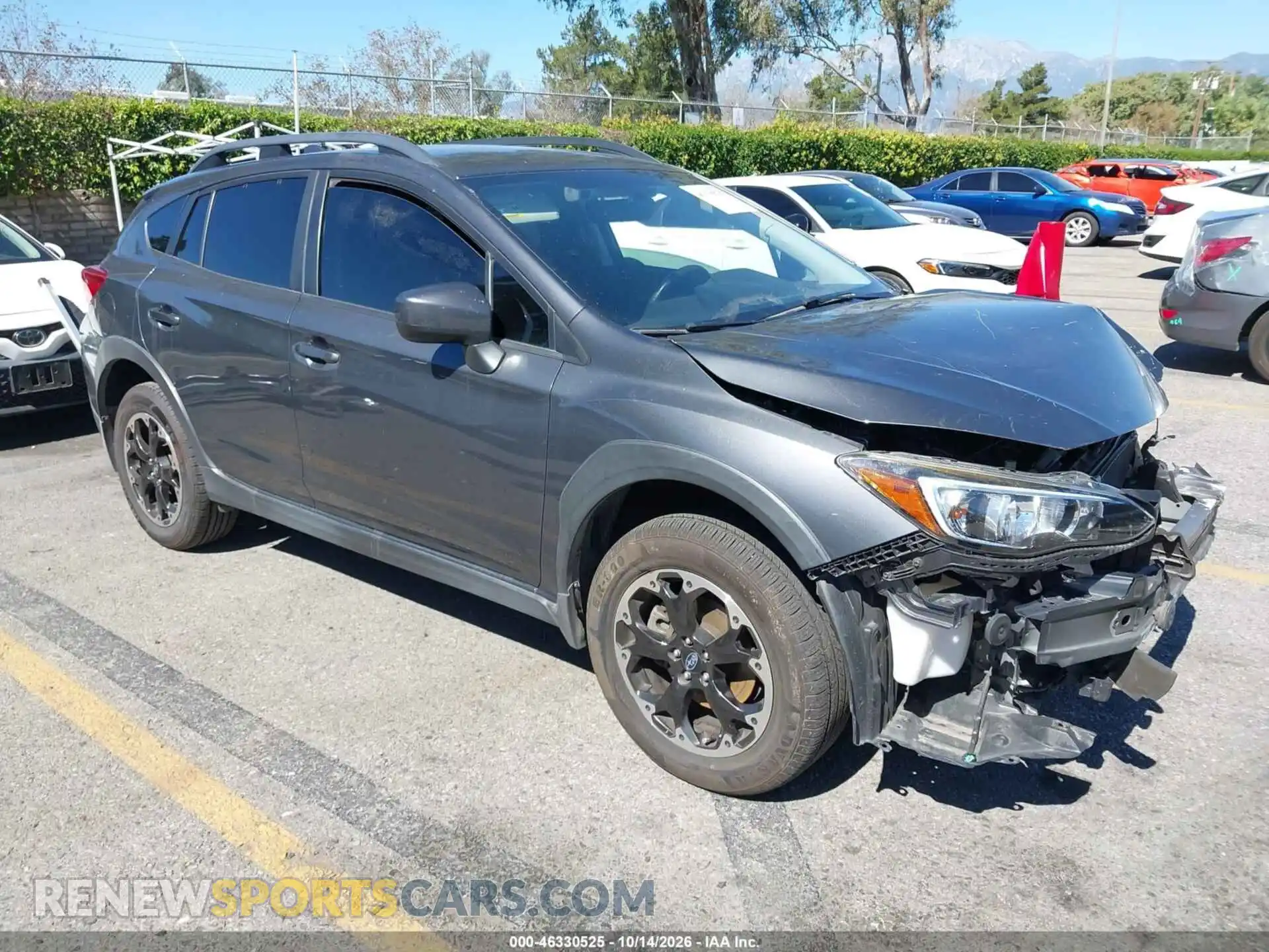 1 Photograph of a damaged car JF2GTAPC8MH213136 SUBARU CROSSTREK 2021