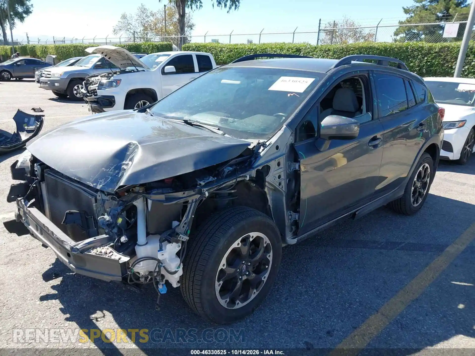 2 Photograph of a damaged car JF2GTAPC8MH213136 SUBARU CROSSTREK 2021
