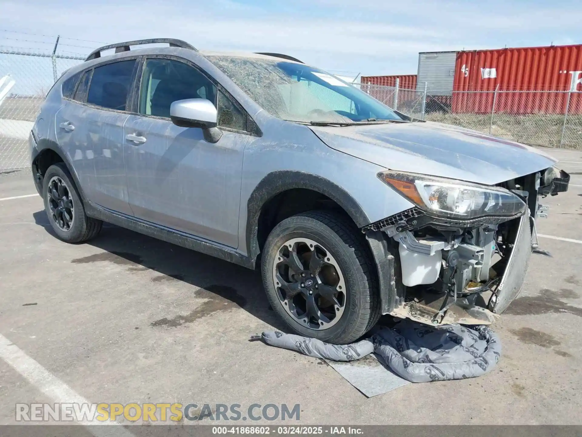 1 Photograph of a damaged car JF2GTAPC9M8240667 SUBARU CROSSTREK 2021
