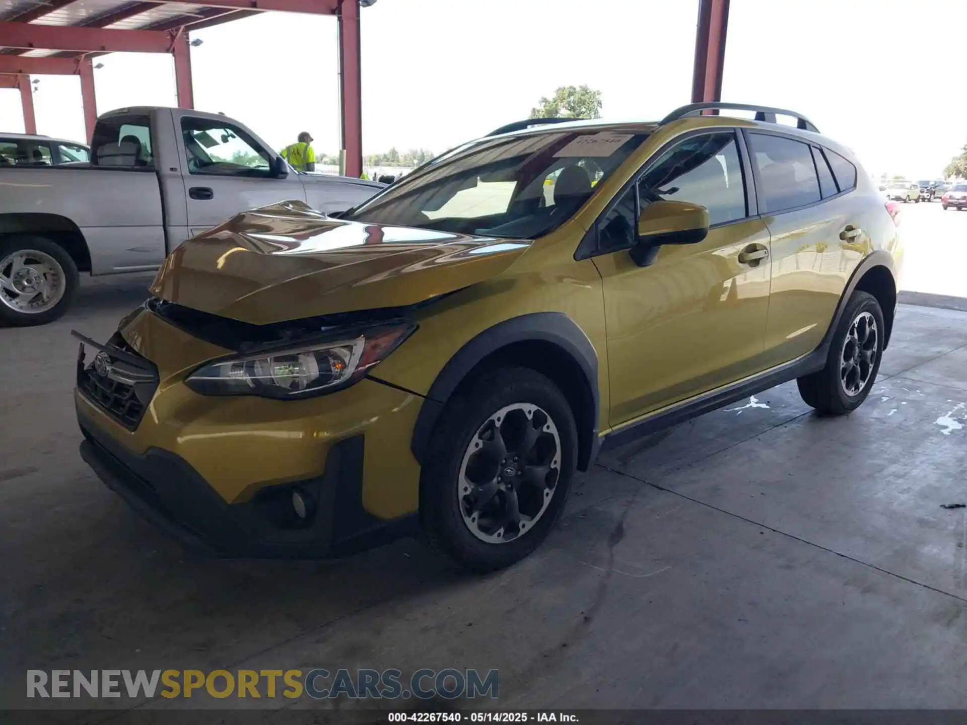 2 Photograph of a damaged car JF2GTAPC9MH348352 SUBARU CROSSTREK 2021