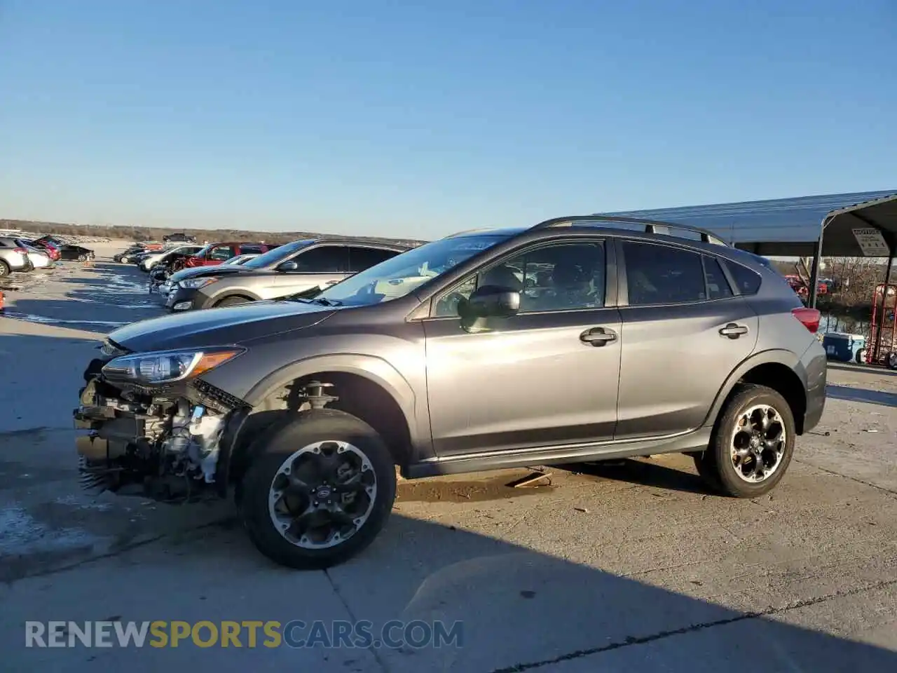1 Photograph of a damaged car JF2GTAPCXM8263147 SUBARU CROSSTREK 2021