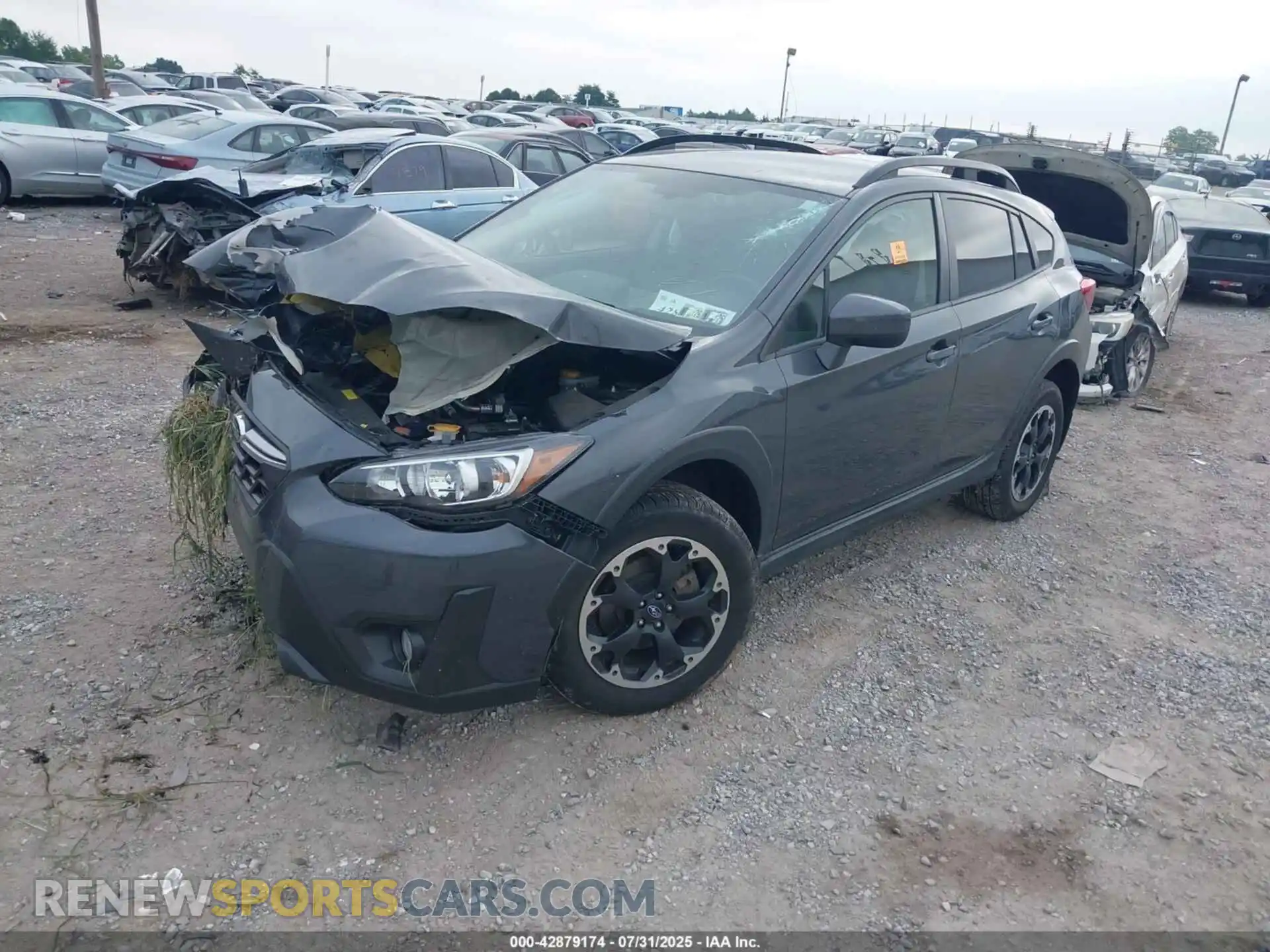 2 Photograph of a damaged car JF2GTAPCXM8324402 SUBARU CROSSTREK 2021