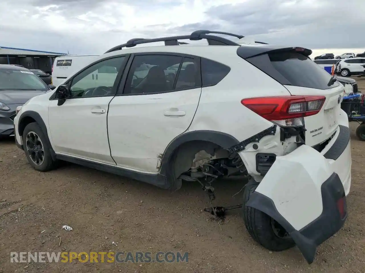 2 Photograph of a damaged car JF2GTAPCXM8666528 SUBARU CROSSTREK 2021