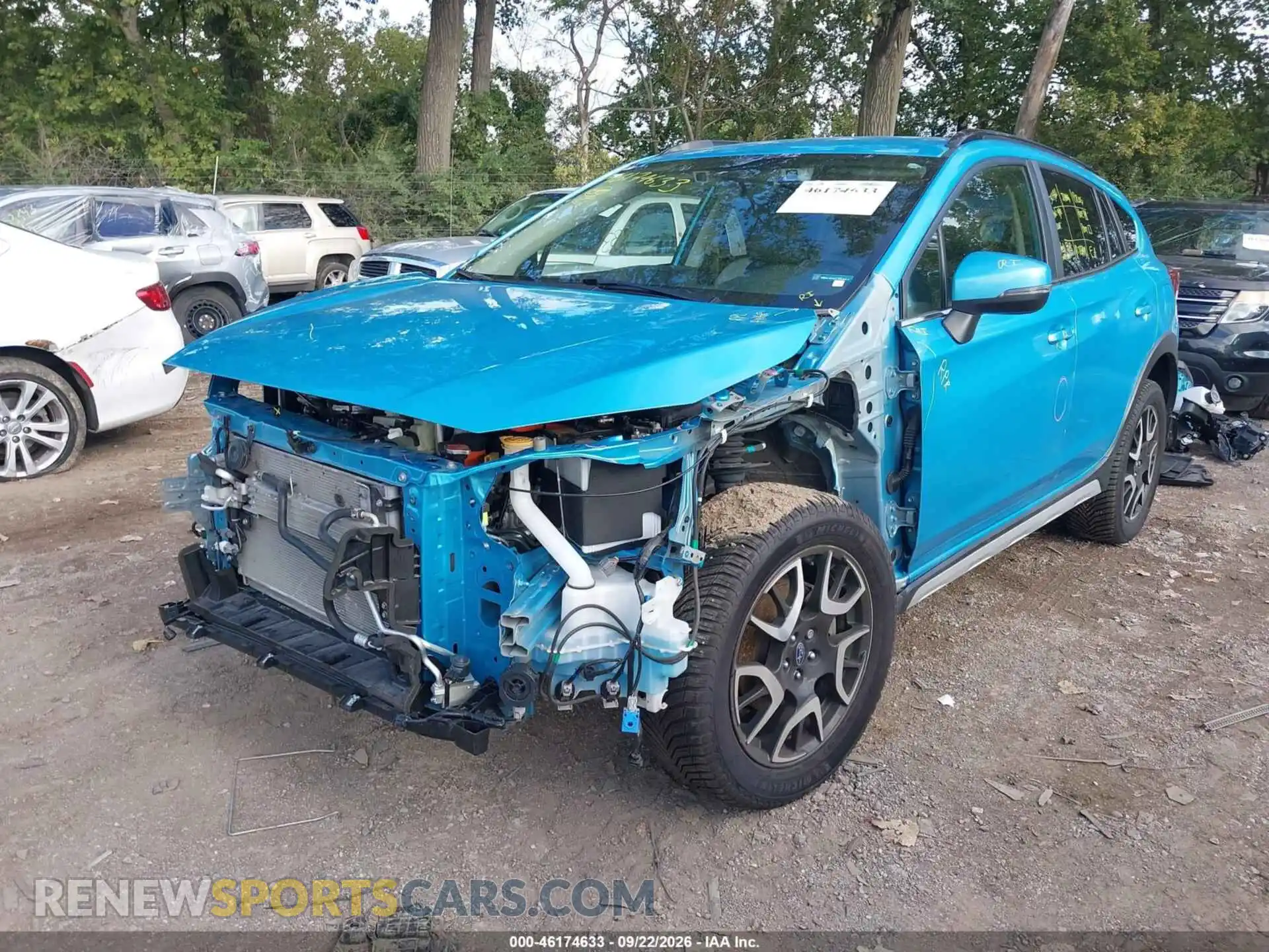 2 fotografías del automóvil dañado JF2GTDEC0MH321433 SUBARU CROSSTREK 2021
