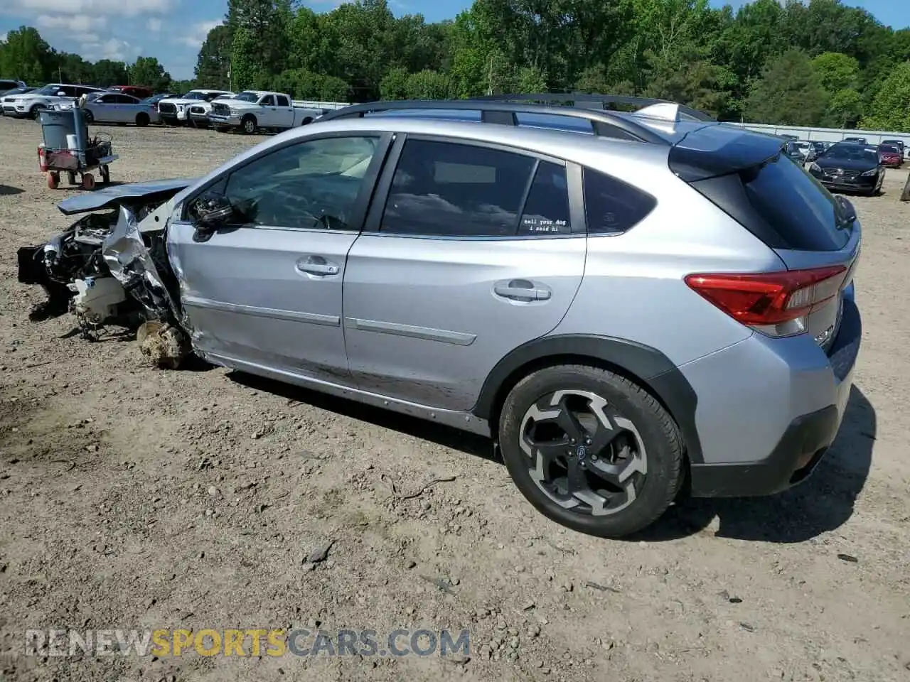 2 Photograph of a damaged car JF2GTHMC0M8247200 SUBARU CROSSTREK 2021