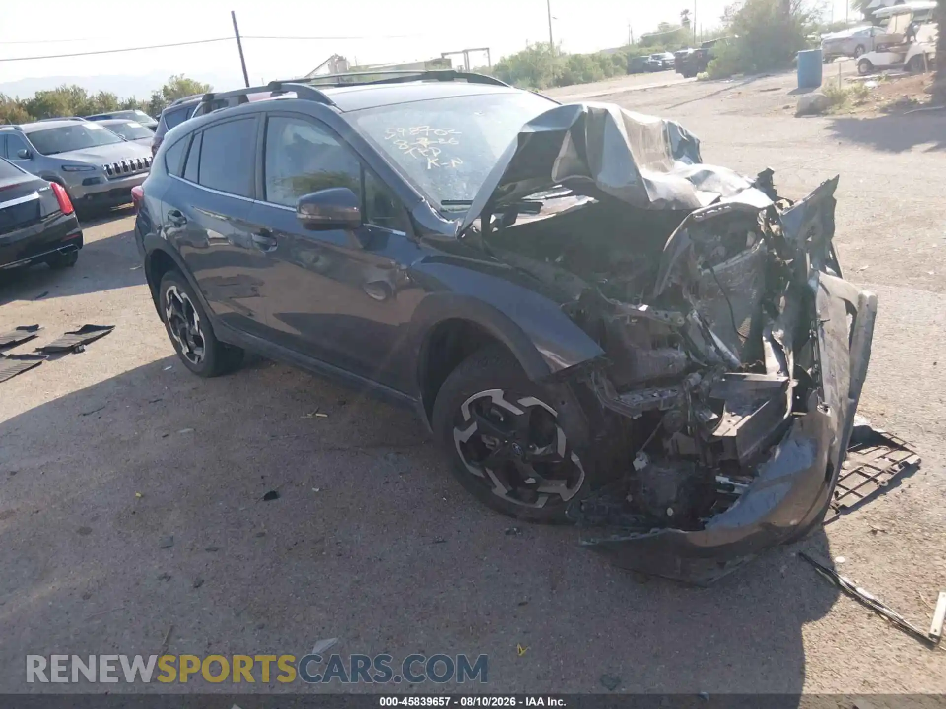 1 Photograph of a damaged car JF2GTHMC0MH313373 SUBARU CROSSTREK 2021