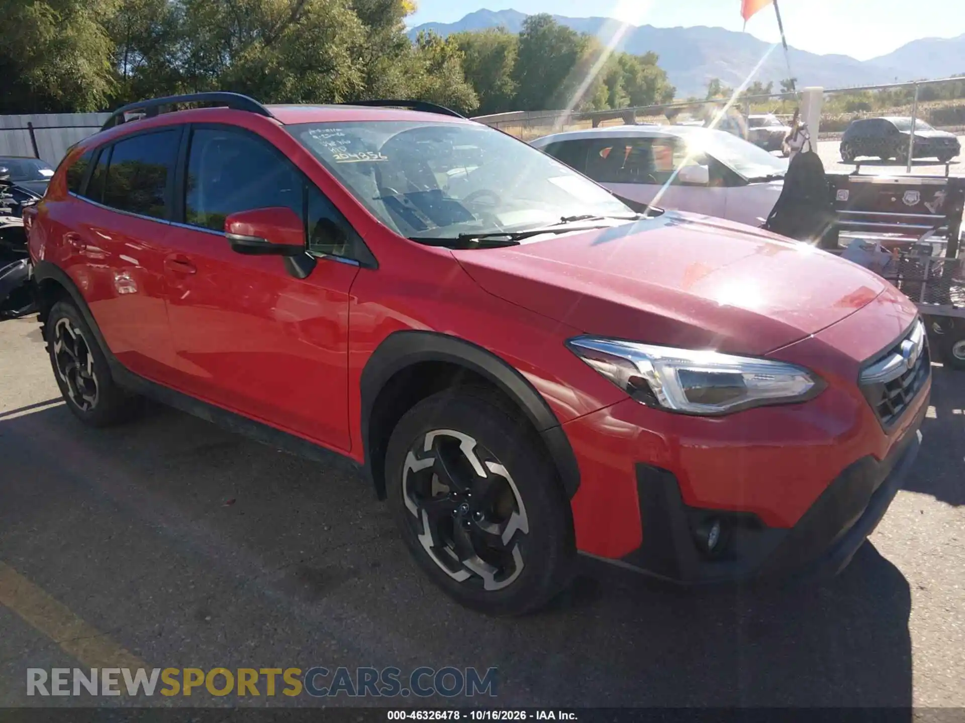 1 Photograph of a damaged car JF2GTHMC1M8204856 SUBARU CROSSTREK 2021