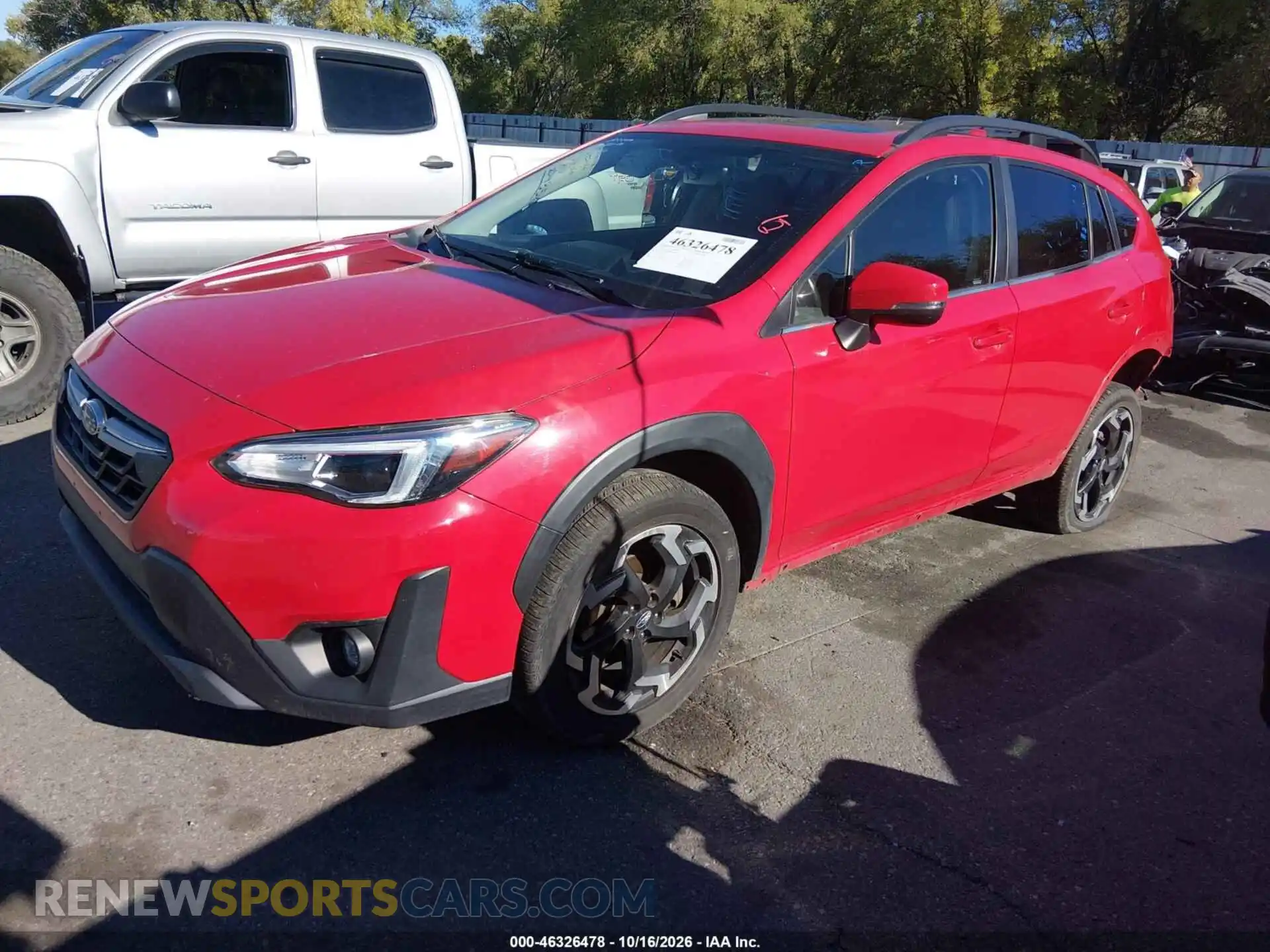2 Photograph of a damaged car JF2GTHMC1M8204856 SUBARU CROSSTREK 2021