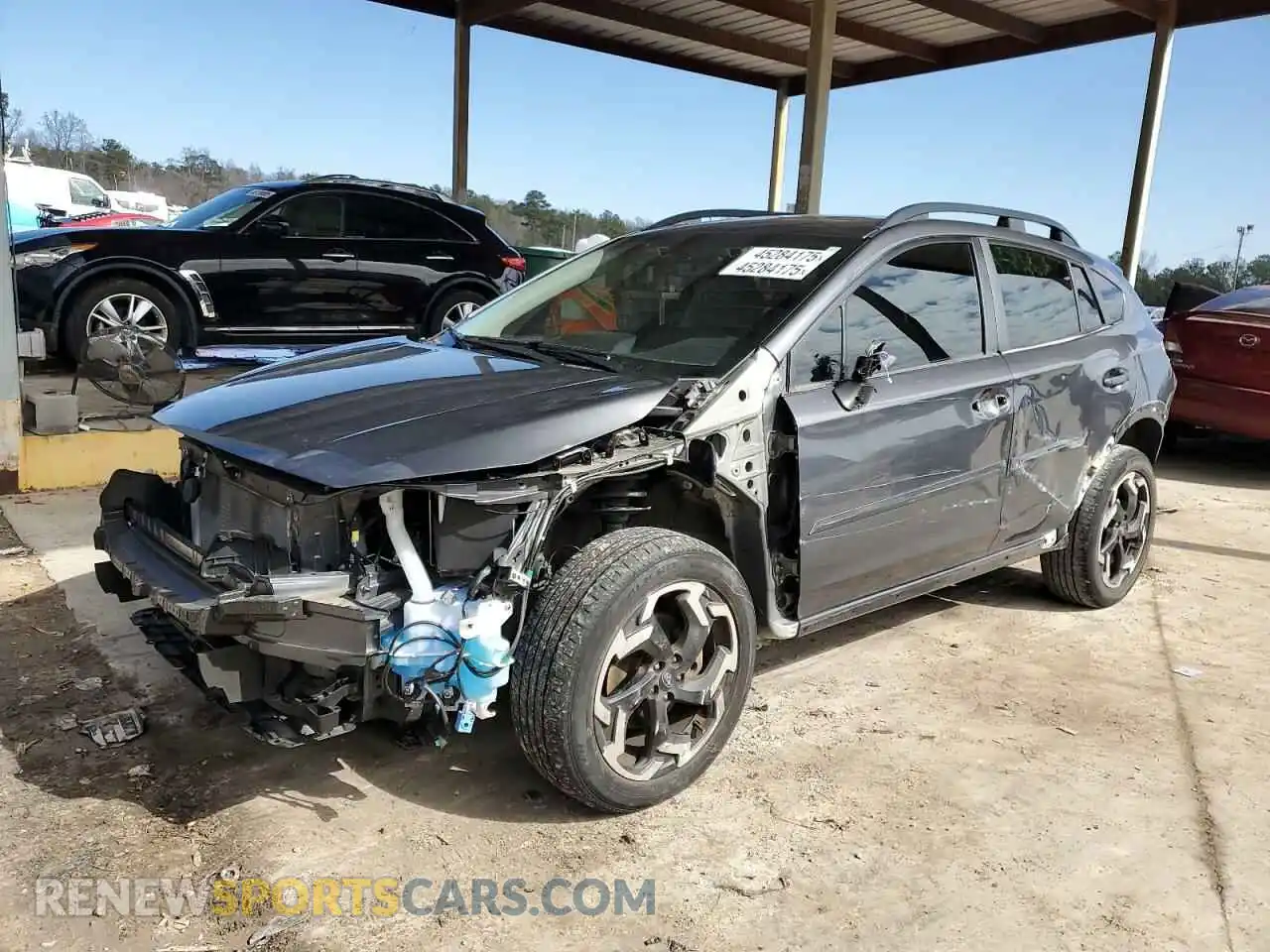 1 Photograph of a damaged car JF2GTHMC1M8320526 SUBARU CROSSTREK 2021