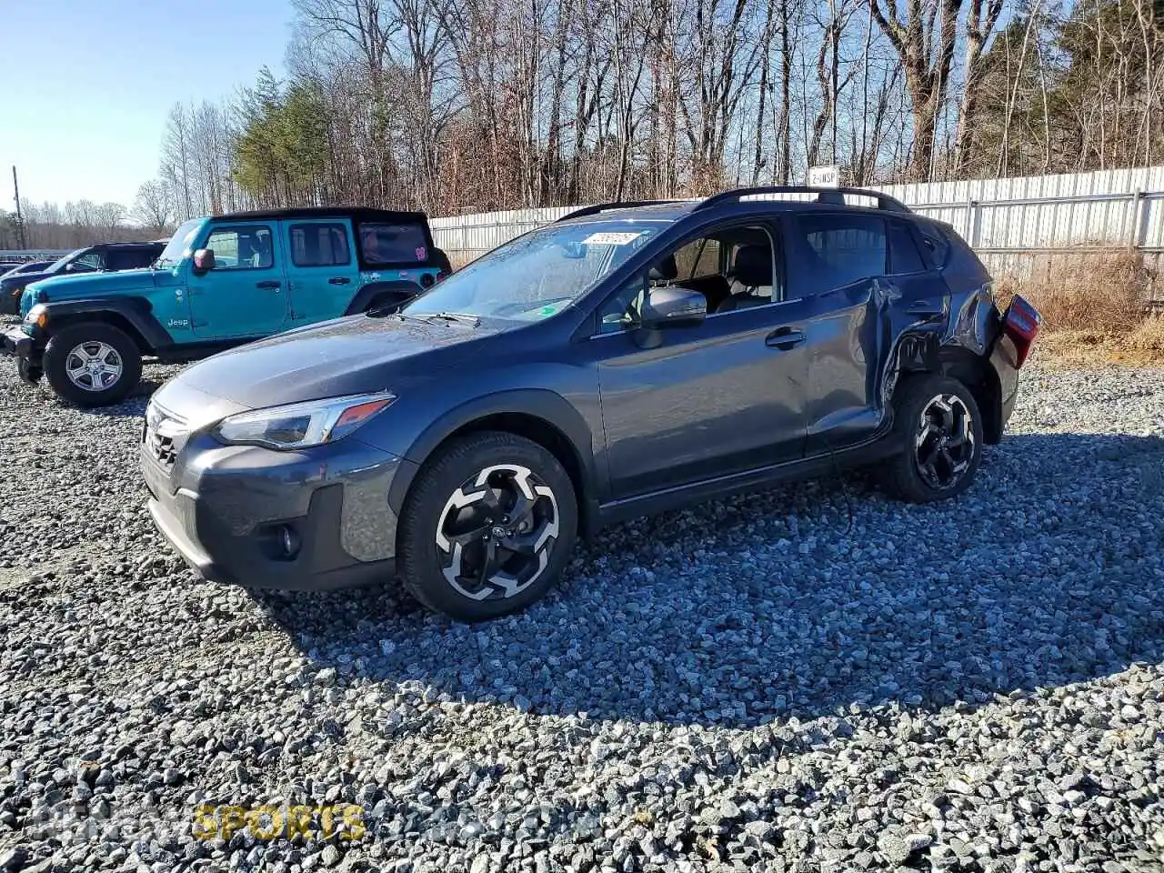 1 Photograph of a damaged car JF2GTHMC1M8678080 SUBARU CROSSTREK 2021
