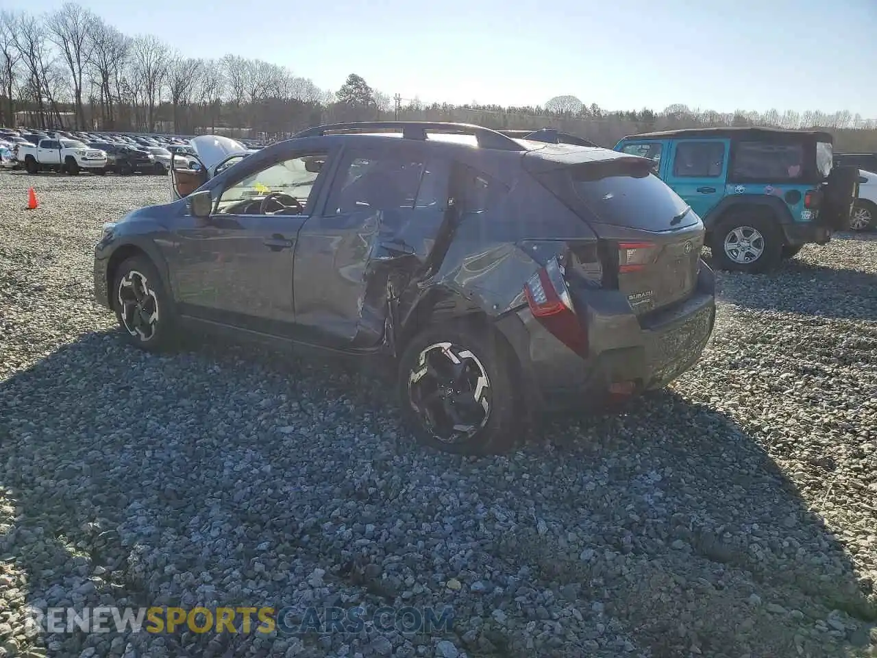 2 Photograph of a damaged car JF2GTHMC1M8678080 SUBARU CROSSTREK 2021
