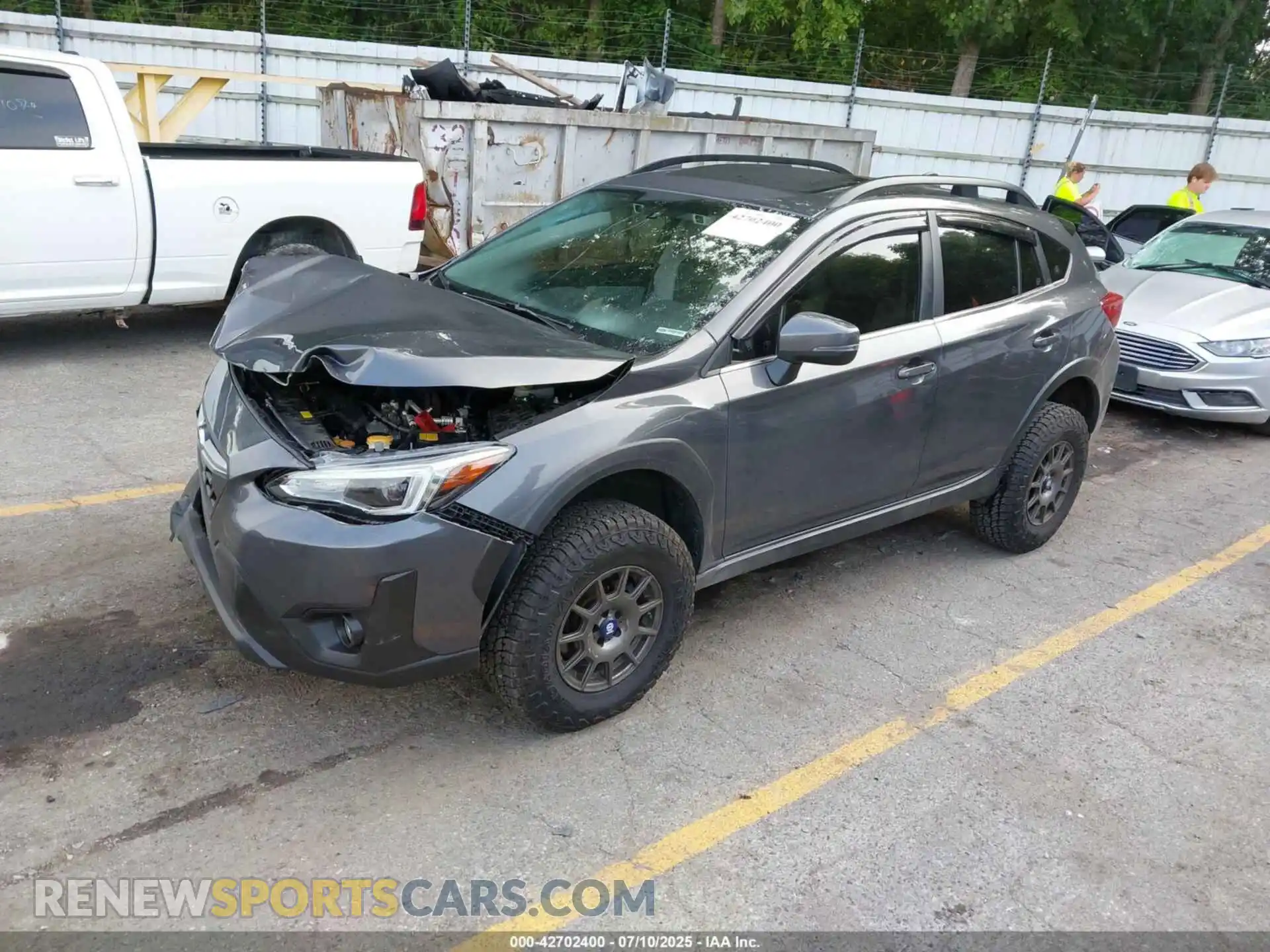 2 Photograph of a damaged car JF2GTHMC1M8681805 SUBARU CROSSTREK 2021