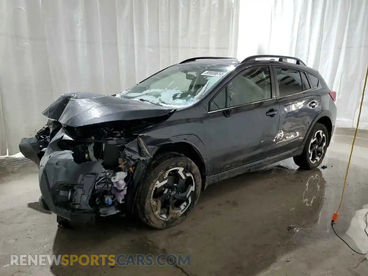 1 Photograph of a damaged car JF2GTHMC2M8318946 SUBARU CROSSTREK 2021
