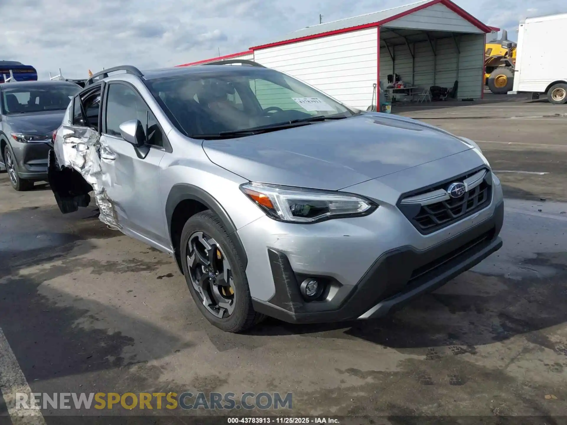1 Photograph of a damaged car JF2GTHMC2M8679299 SUBARU CROSSTREK 2021