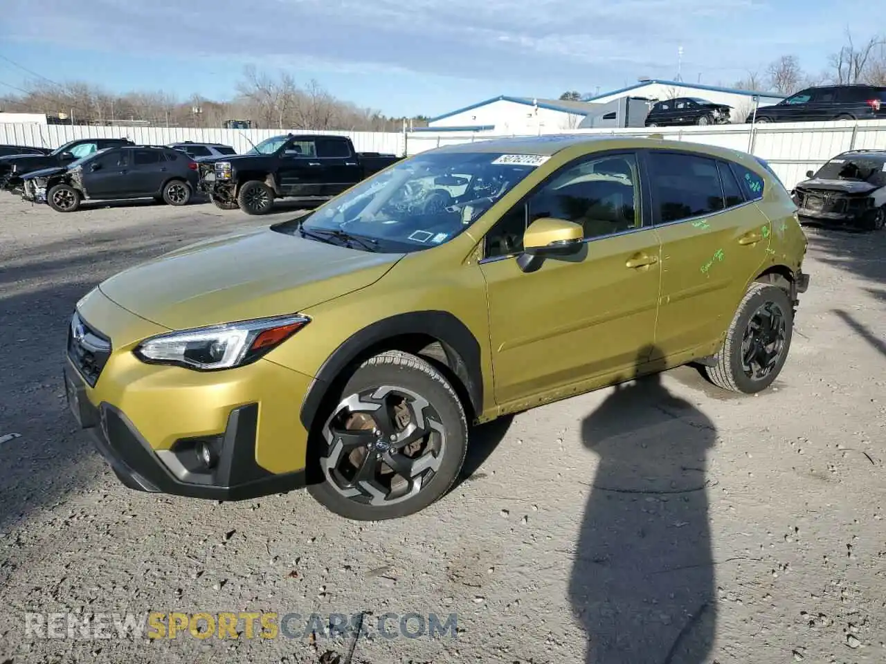 1 Photograph of a damaged car JF2GTHMC2MH652846 SUBARU CROSSTREK 2021