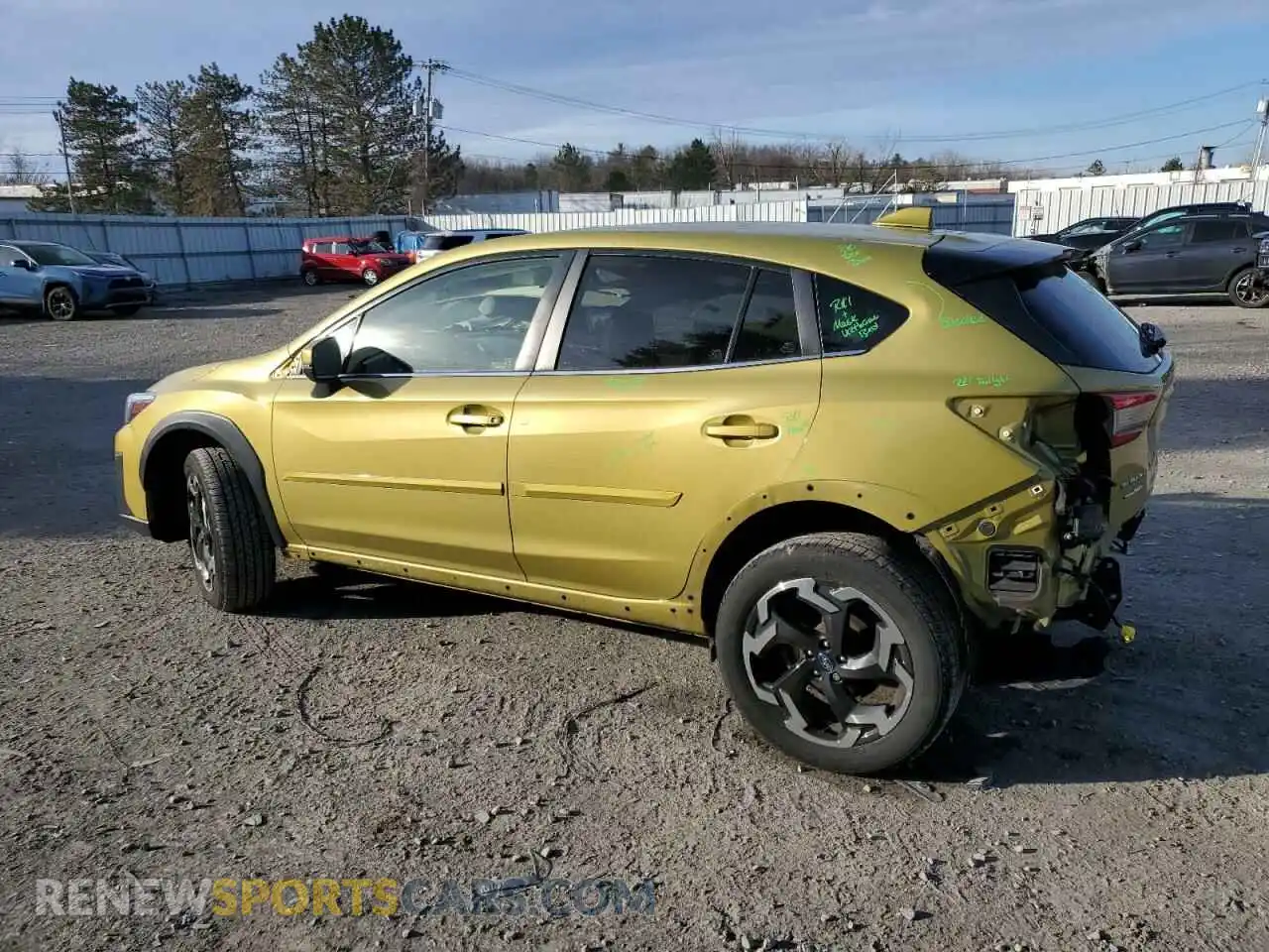 2 Photograph of a damaged car JF2GTHMC2MH652846 SUBARU CROSSTREK 2021