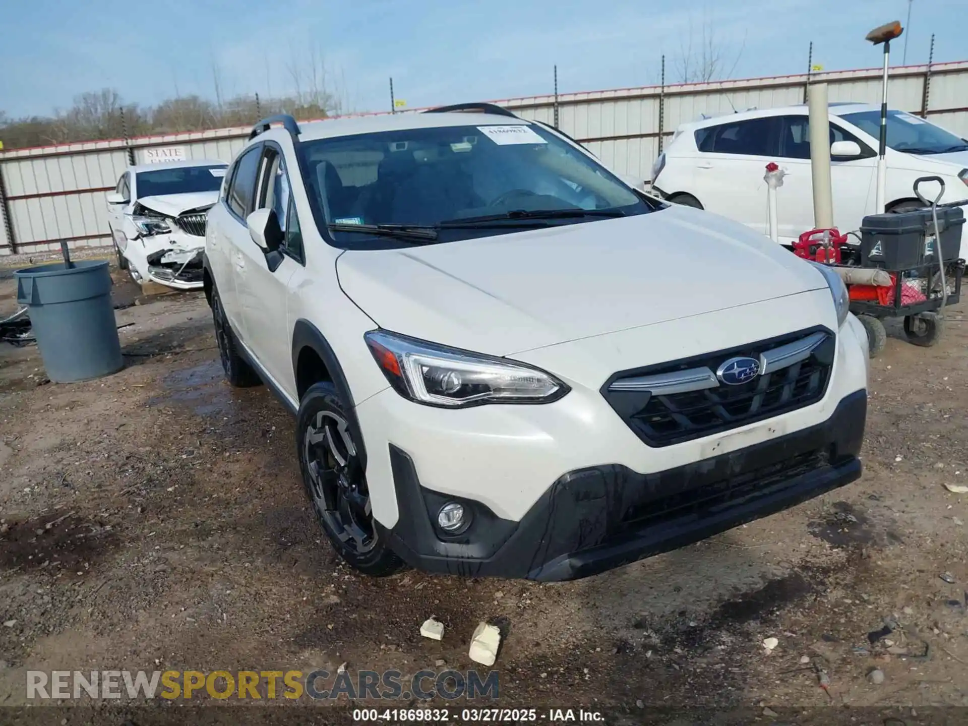 1 Photograph of a damaged car JF2GTHMC3M8230794 SUBARU CROSSTREK 2021