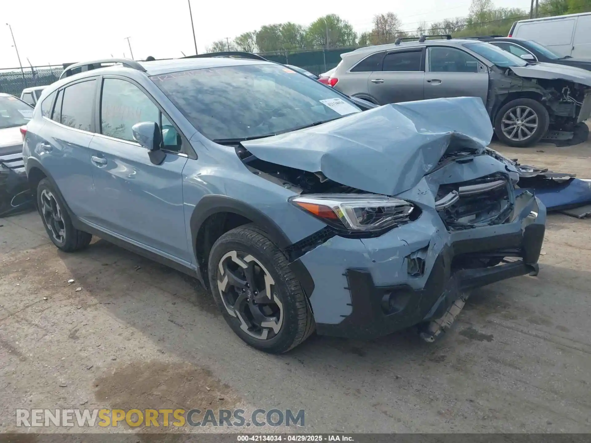 1 Photograph of a damaged car JF2GTHMC3M8671597 SUBARU CROSSTREK 2021