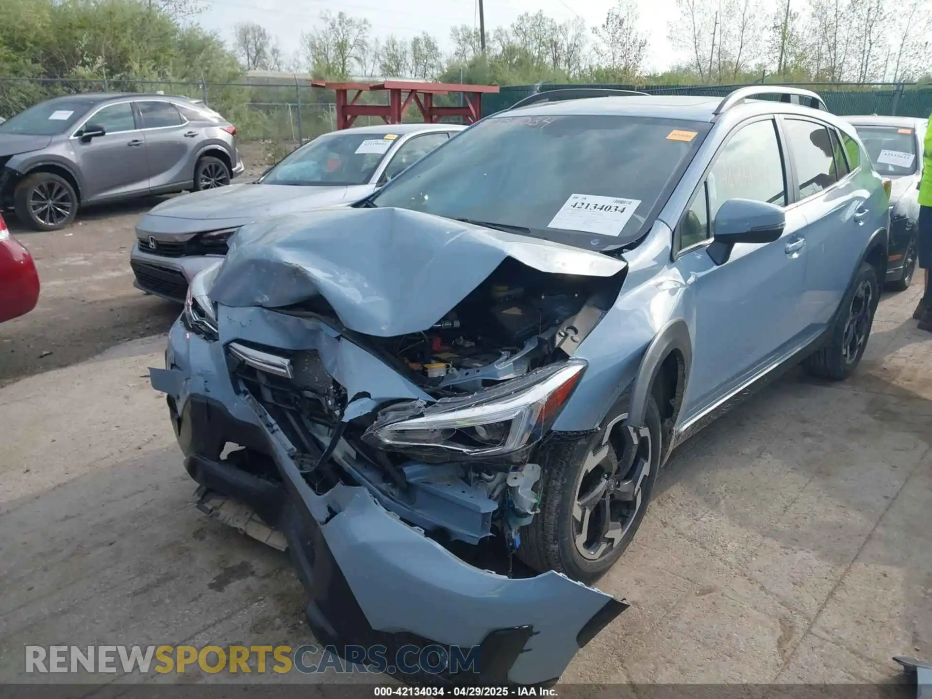 2 Photograph of a damaged car JF2GTHMC3M8671597 SUBARU CROSSTREK 2021