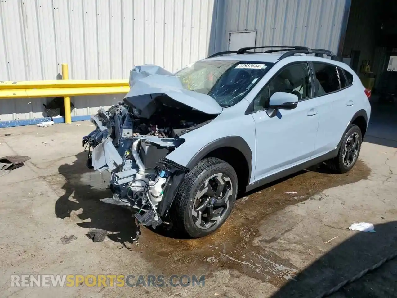 1 Photograph of a damaged car JF2GTHMC3M8675987 SUBARU CROSSTREK 2021