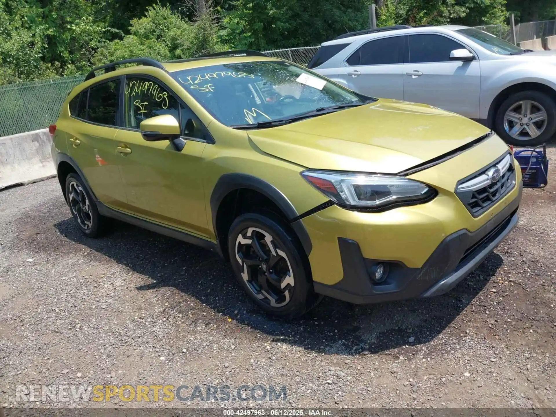 1 Photograph of a damaged car JF2GTHMC3MH281440 SUBARU CROSSTREK 2021