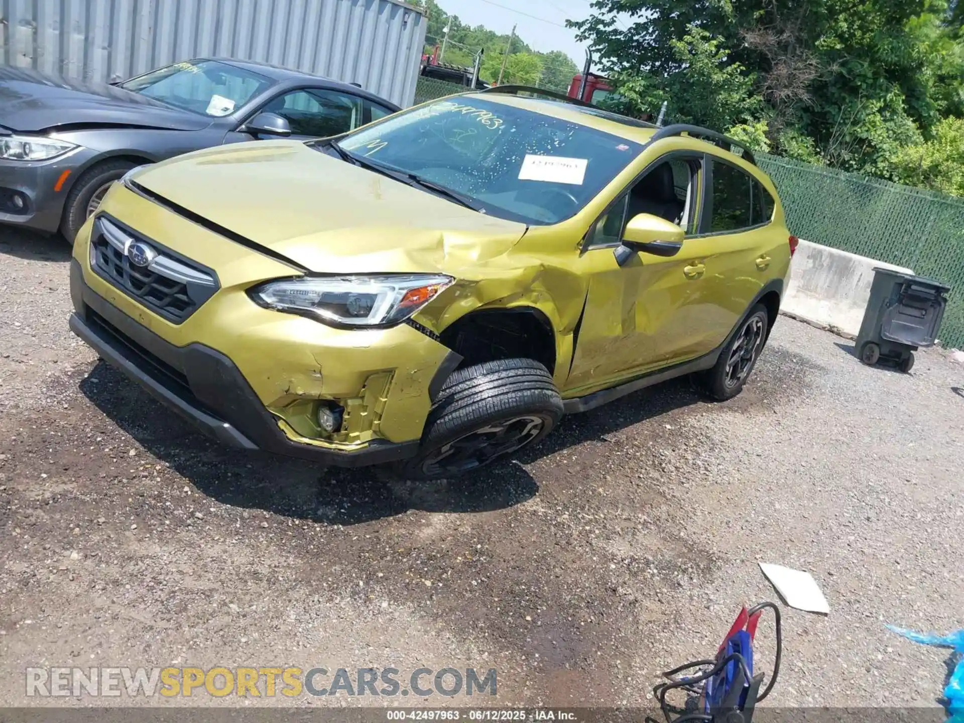 2 Photograph of a damaged car JF2GTHMC3MH281440 SUBARU CROSSTREK 2021