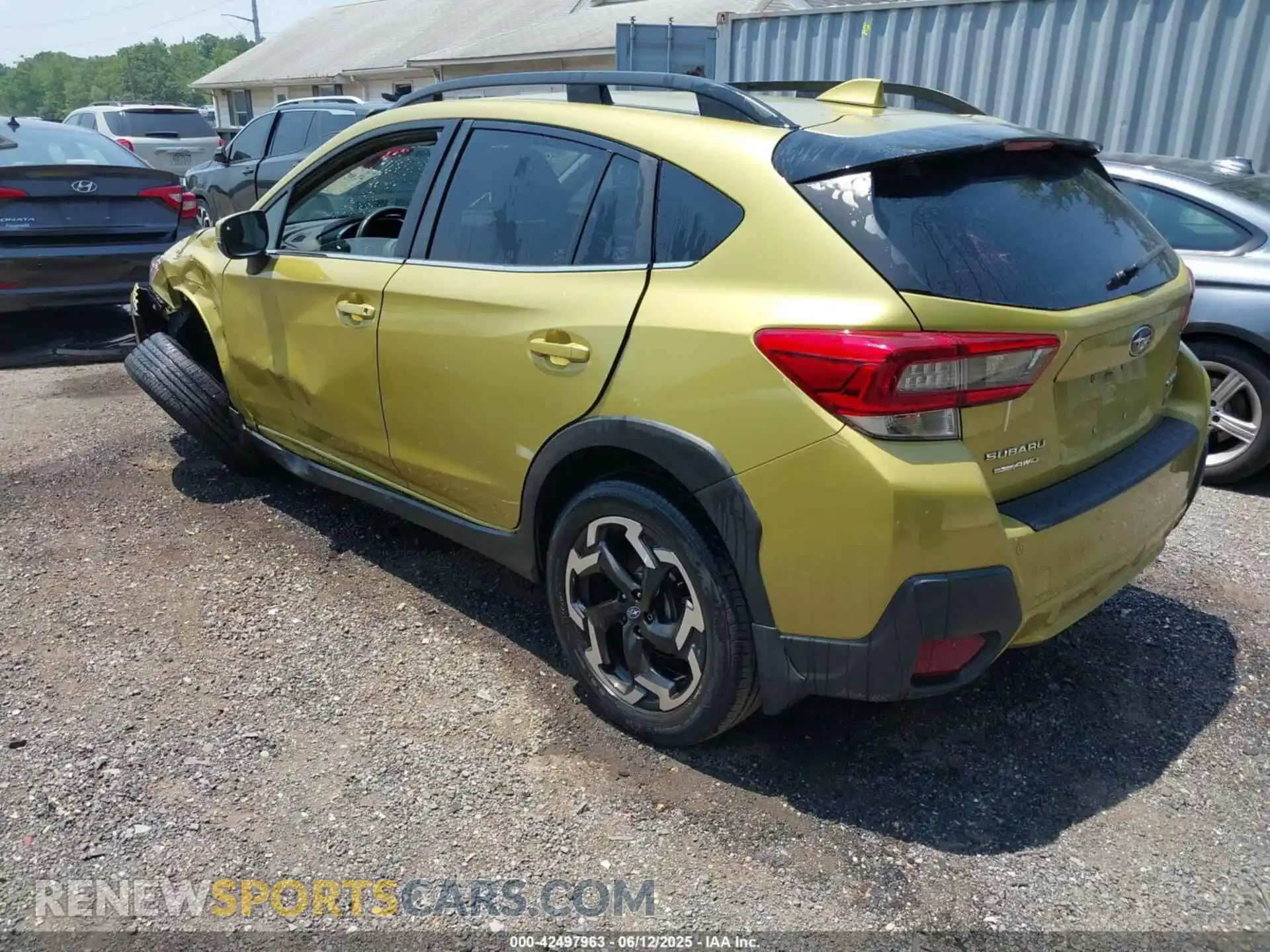 3 Photograph of a damaged car JF2GTHMC3MH281440 SUBARU CROSSTREK 2021