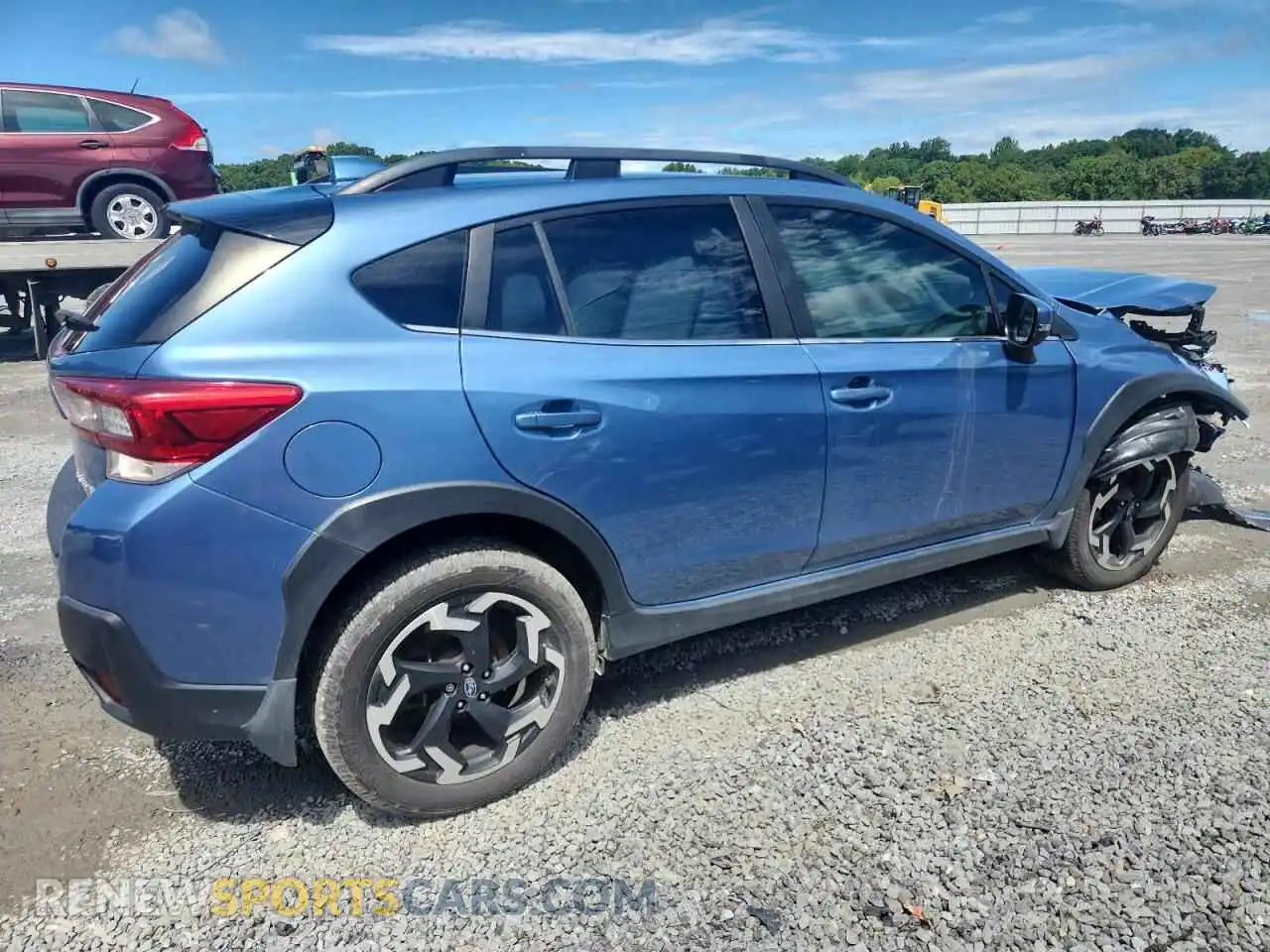 3 fotografías del automóvil dañado JF2GTHMC3MH344245 SUBARU CROSSTREK 2021