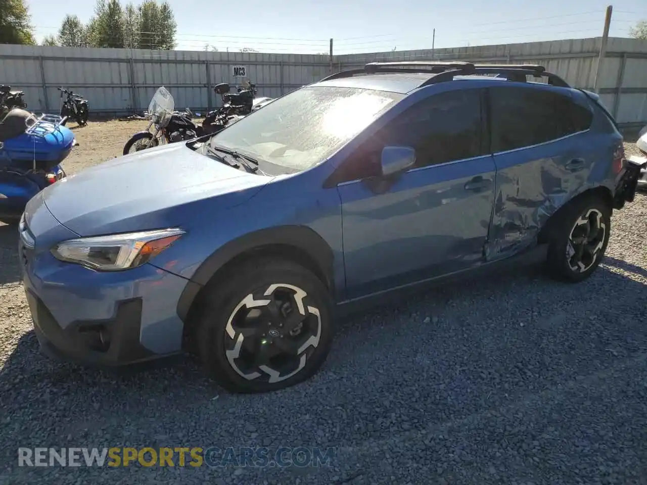 1 Photograph of a damaged car JF2GTHMC4MH667350 SUBARU CROSSTREK 2021