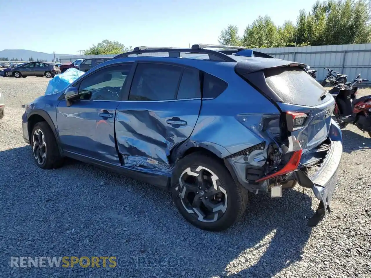 2 Photograph of a damaged car JF2GTHMC4MH667350 SUBARU CROSSTREK 2021