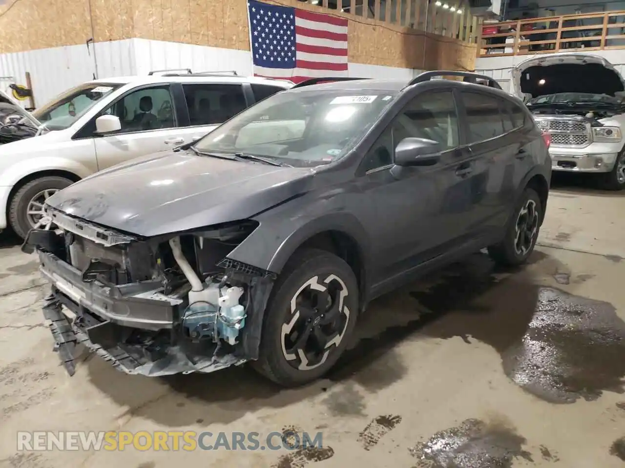 1 Photograph of a damaged car JF2GTHMC5M8297459 SUBARU CROSSTREK 2021
