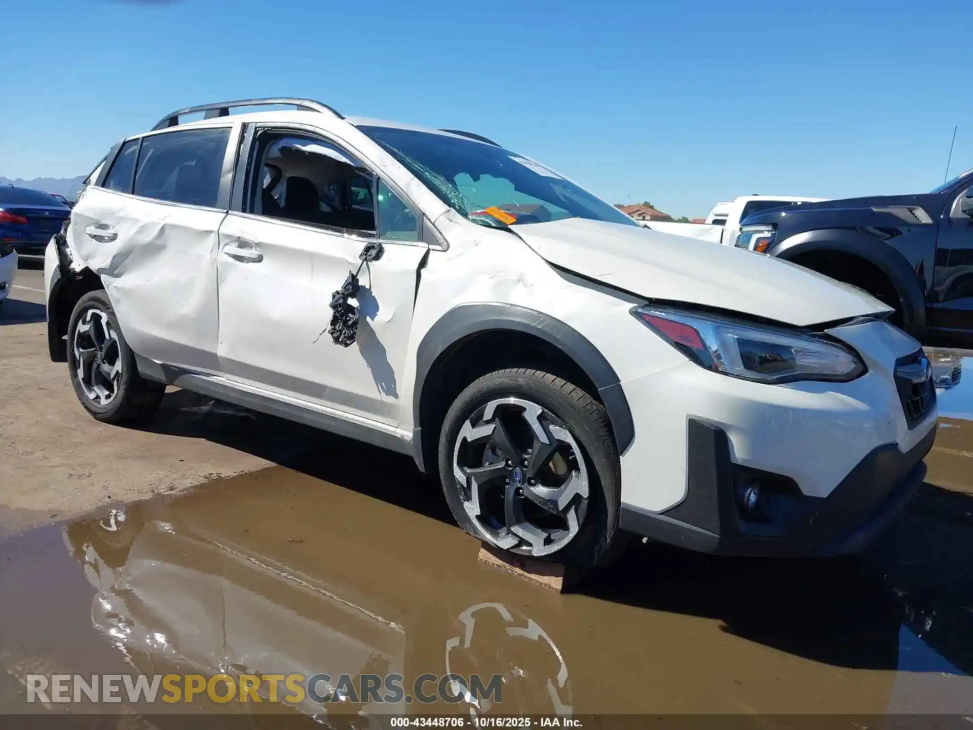 1 Photograph of a damaged car JF2GTHMC5M8372452 SUBARU CROSSTREK 2021