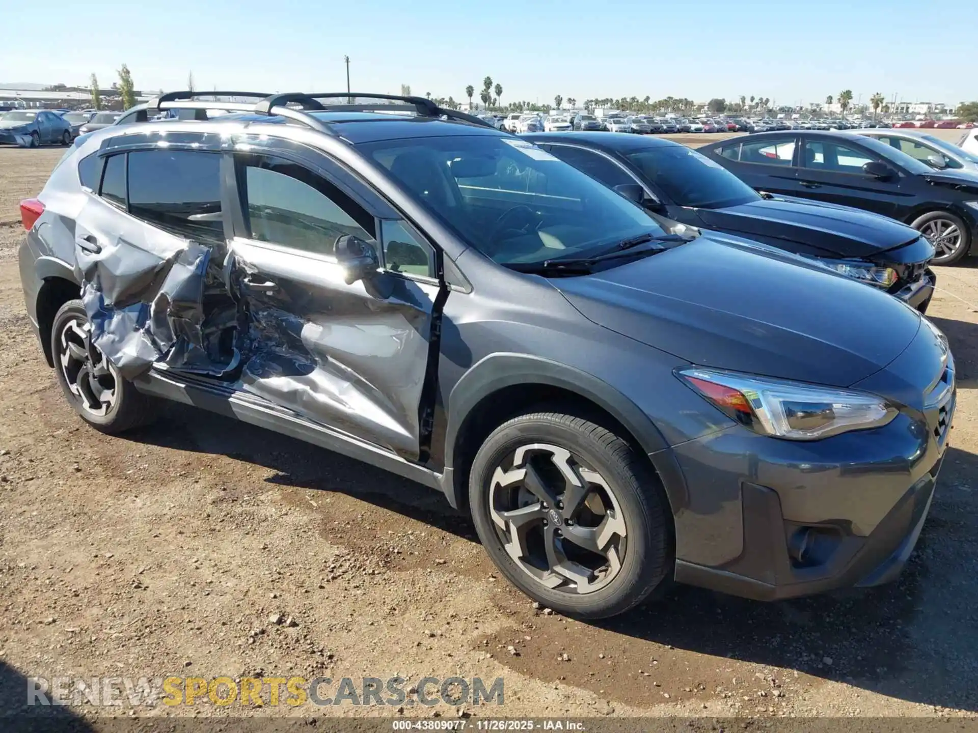 1 Photograph of a damaged car JF2GTHMC5M8658740 SUBARU CROSSTREK 2021
