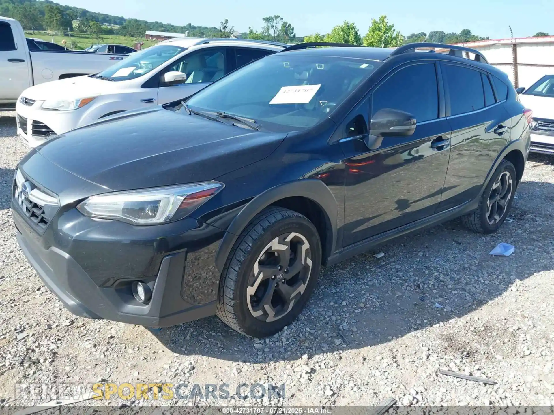 2 fotografías del automóvil dañado JF2GTHMC5M8662173 SUBARU CROSSTREK 2021
