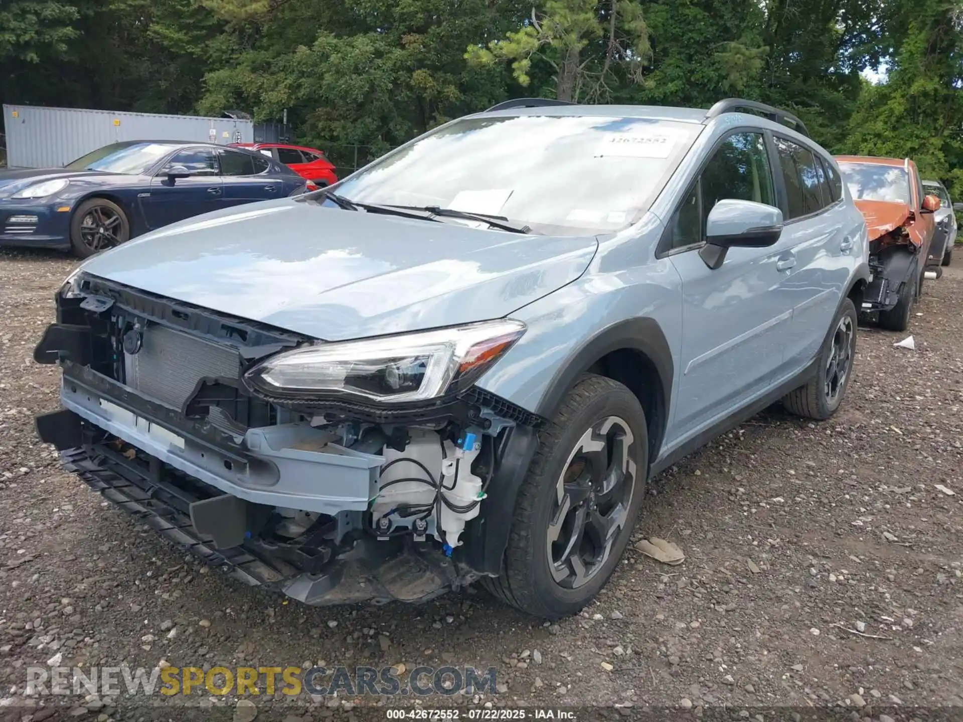 2 Фотография поврежденного автомобиля JF2GTHMC5M8679197 SUBARU CROSSTREK 2021
