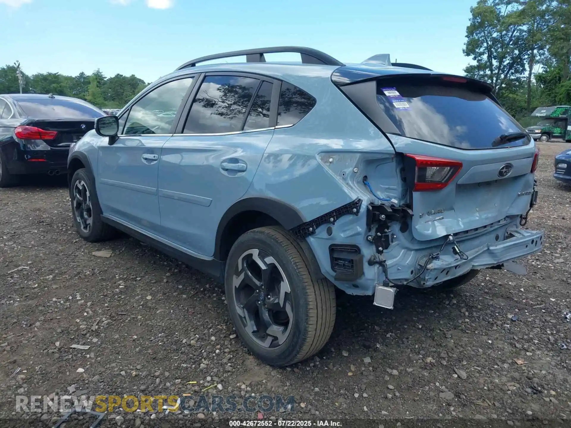 3 Фотография поврежденного автомобиля JF2GTHMC5M8679197 SUBARU CROSSTREK 2021