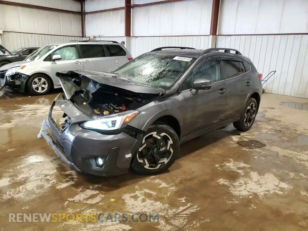 1 Photograph of a damaged car JF2GTHMC5MH202138 SUBARU CROSSTREK 2021