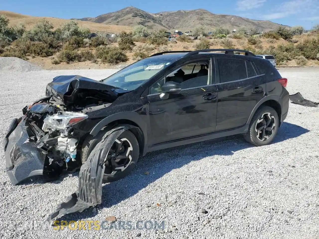 1 Photograph of a damaged car JF2GTHMC6M8222155 SUBARU CROSSTREK 2021