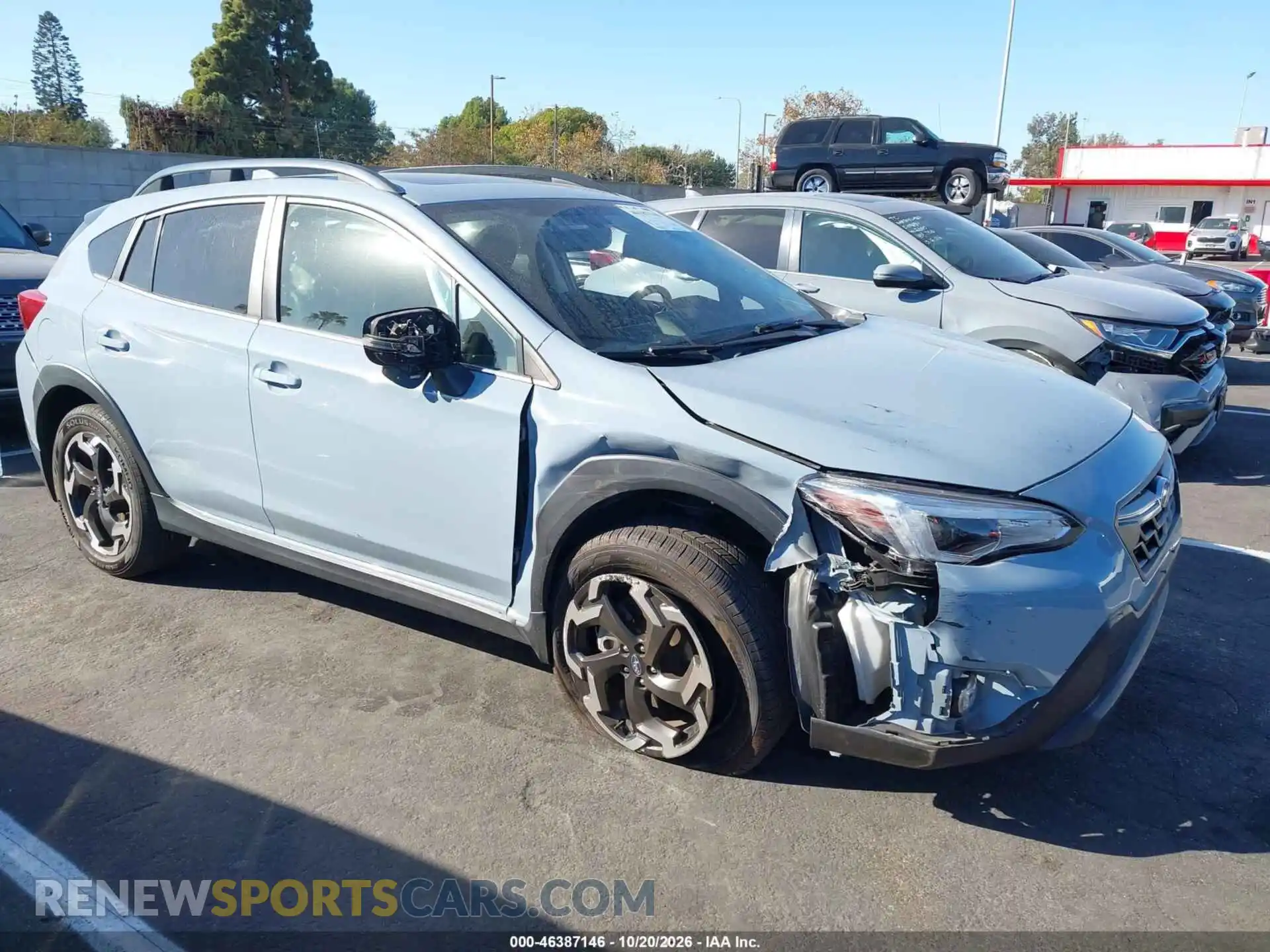 1 Photograph of a damaged car JF2GTHMC6M8222897 SUBARU CROSSTREK 2021