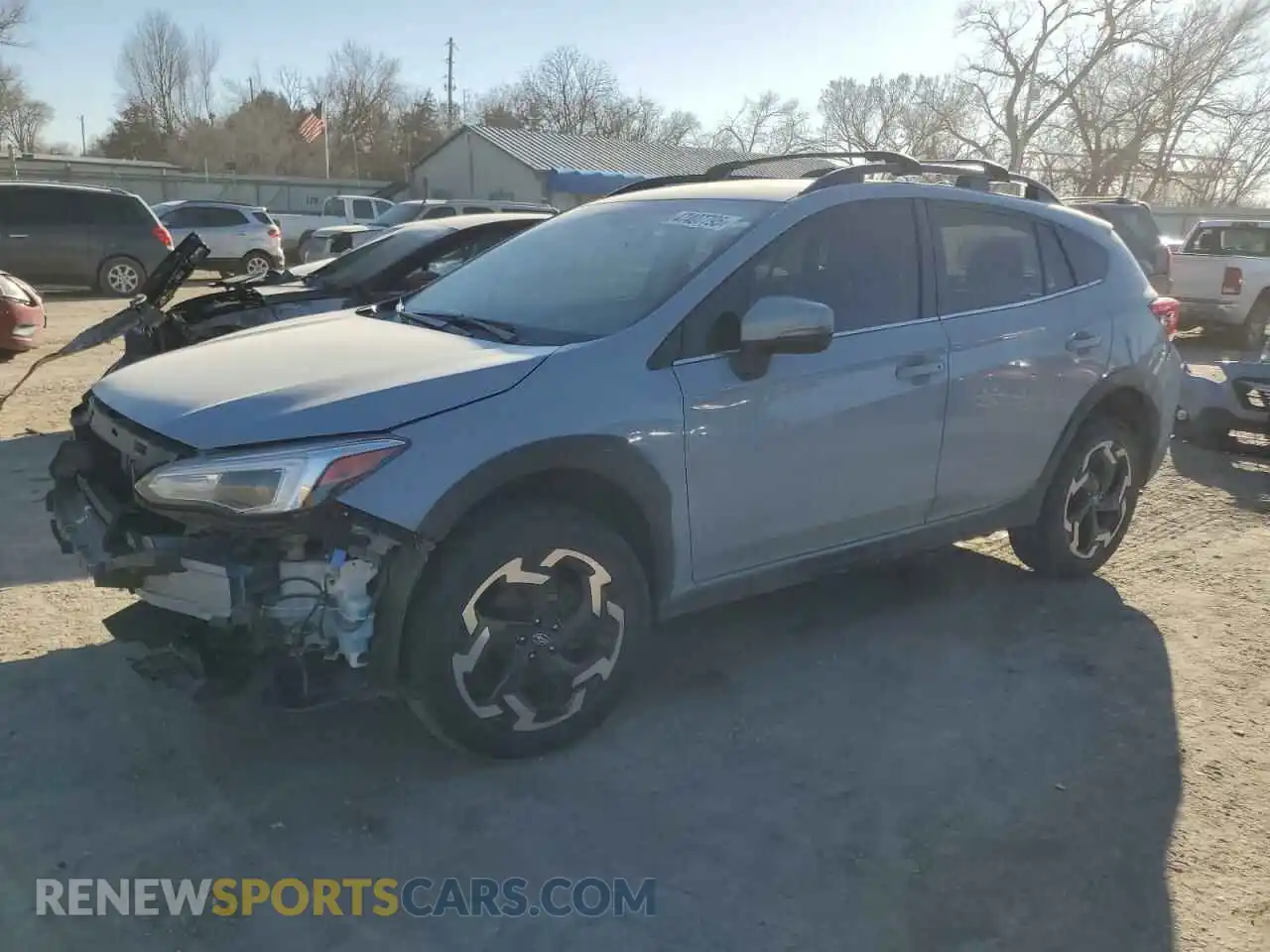 1 Photograph of a damaged car JF2GTHMC6M8680679 SUBARU CROSSTREK 2021