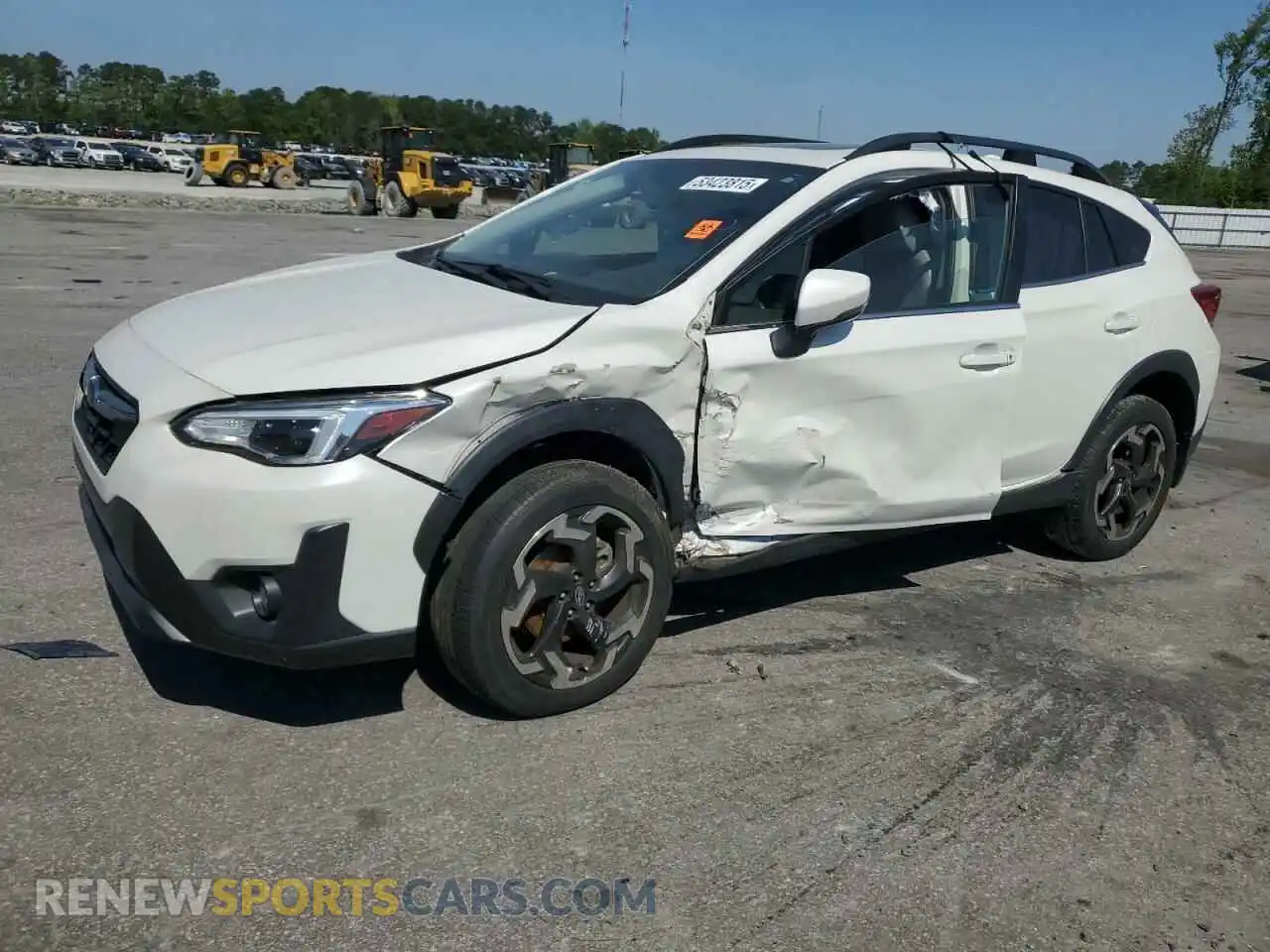1 Photograph of a damaged car JF2GTHMC6MH228957 SUBARU CROSSTREK 2021