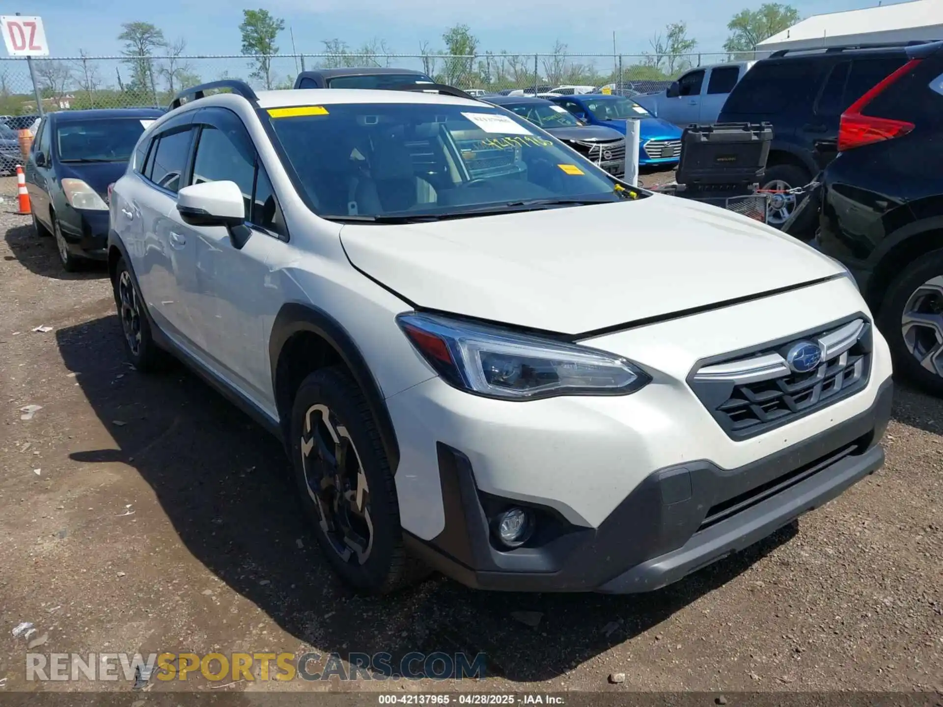 1 Photograph of a damaged car JF2GTHMC7M8240647 SUBARU CROSSTREK 2021