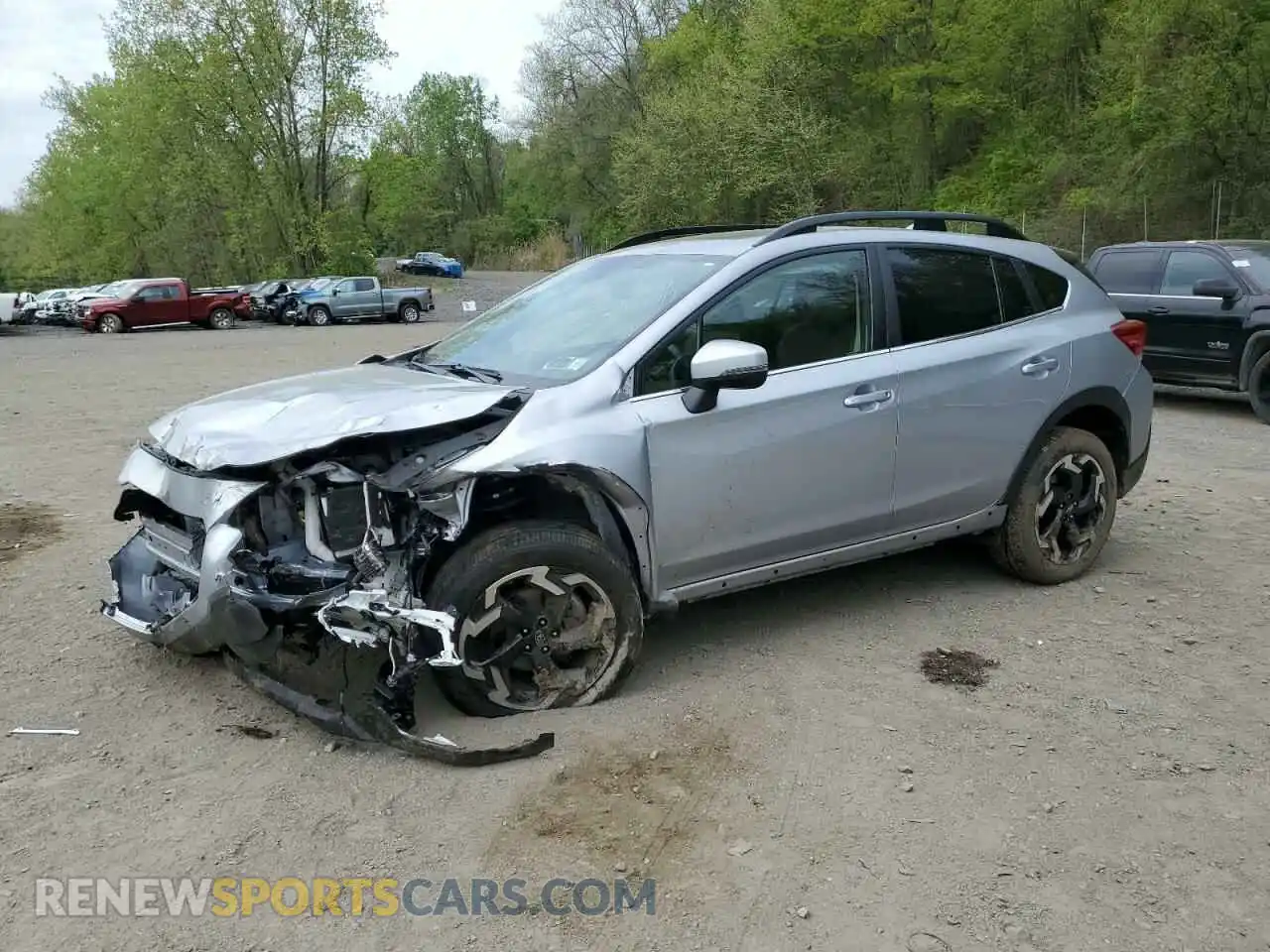 1 Photograph of a damaged car JF2GTHMC7M8286740 SUBARU CROSSTREK 2021