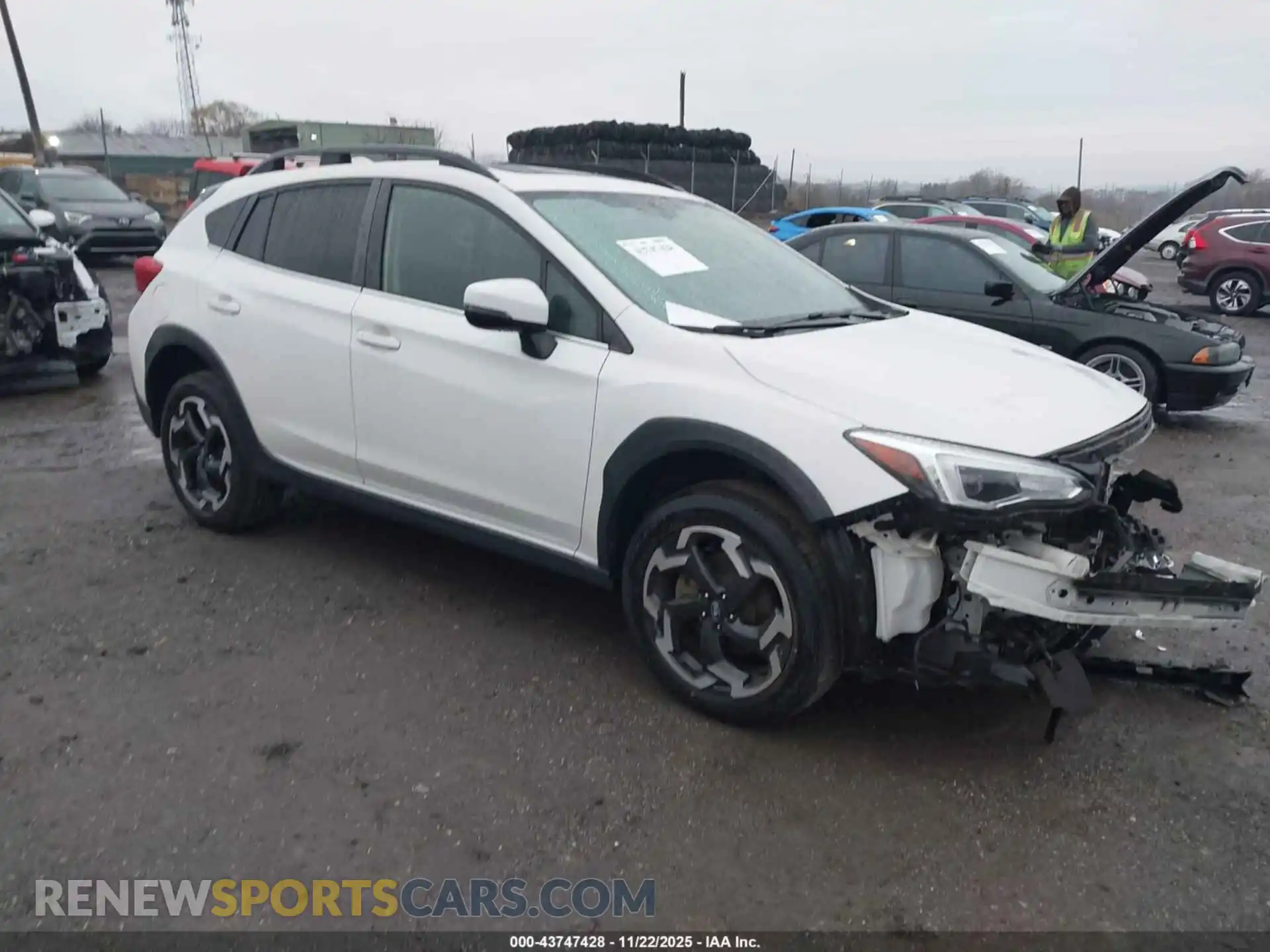 1 Photograph of a damaged car JF2GTHMC7M8292487 SUBARU CROSSTREK 2021
