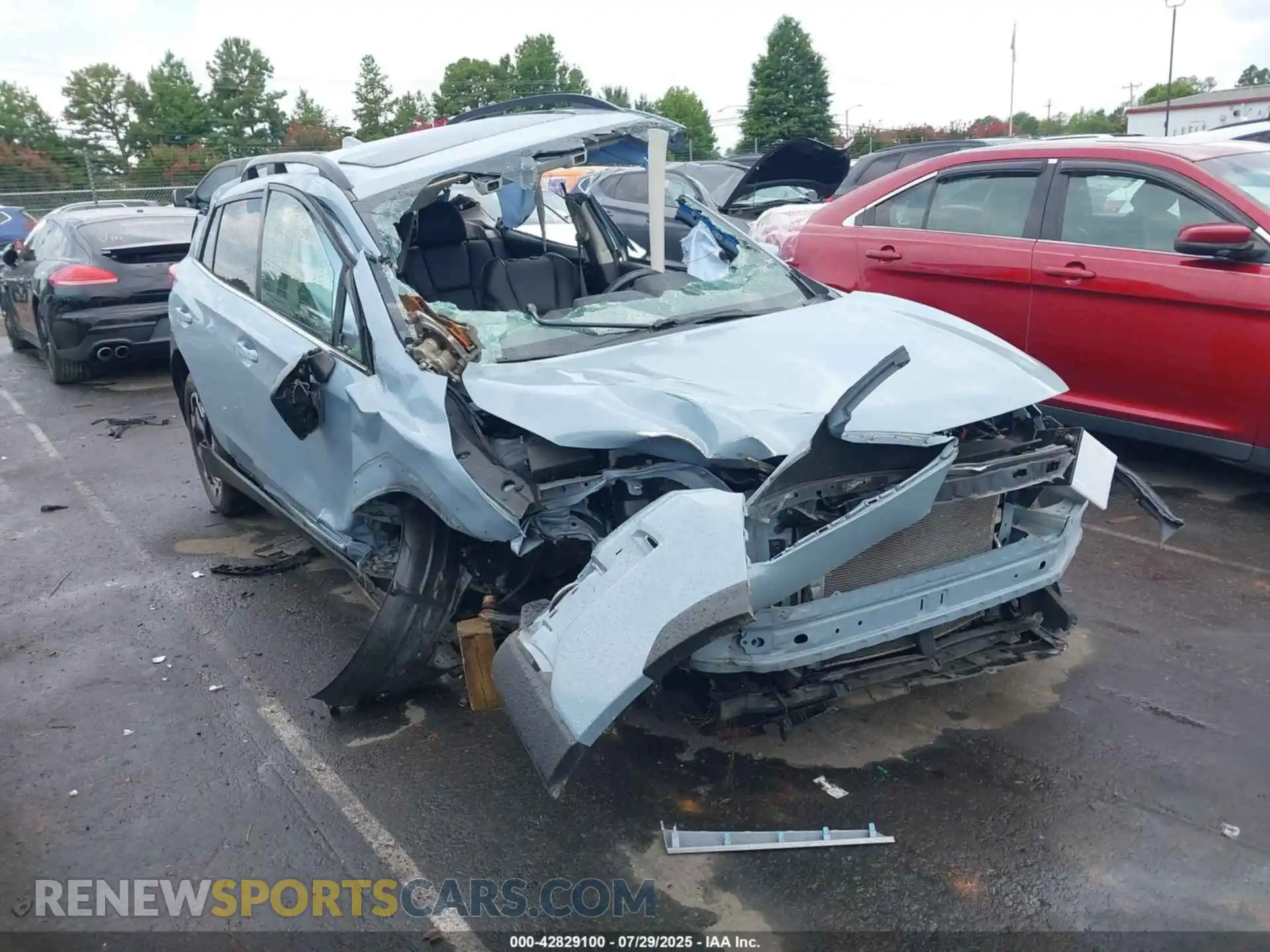 1 Photograph of a damaged car JF2GTHMC8M8266139 SUBARU CROSSTREK 2021