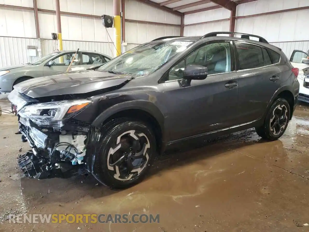 1 Photograph of a damaged car JF2GTHMC8MH244125 SUBARU CROSSTREK 2021