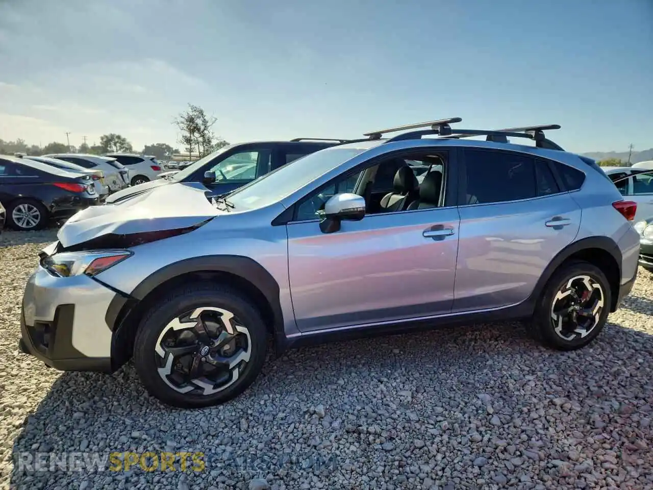 1 Photograph of a damaged car JF2GTHMC8MH327666 SUBARU CROSSTREK 2021