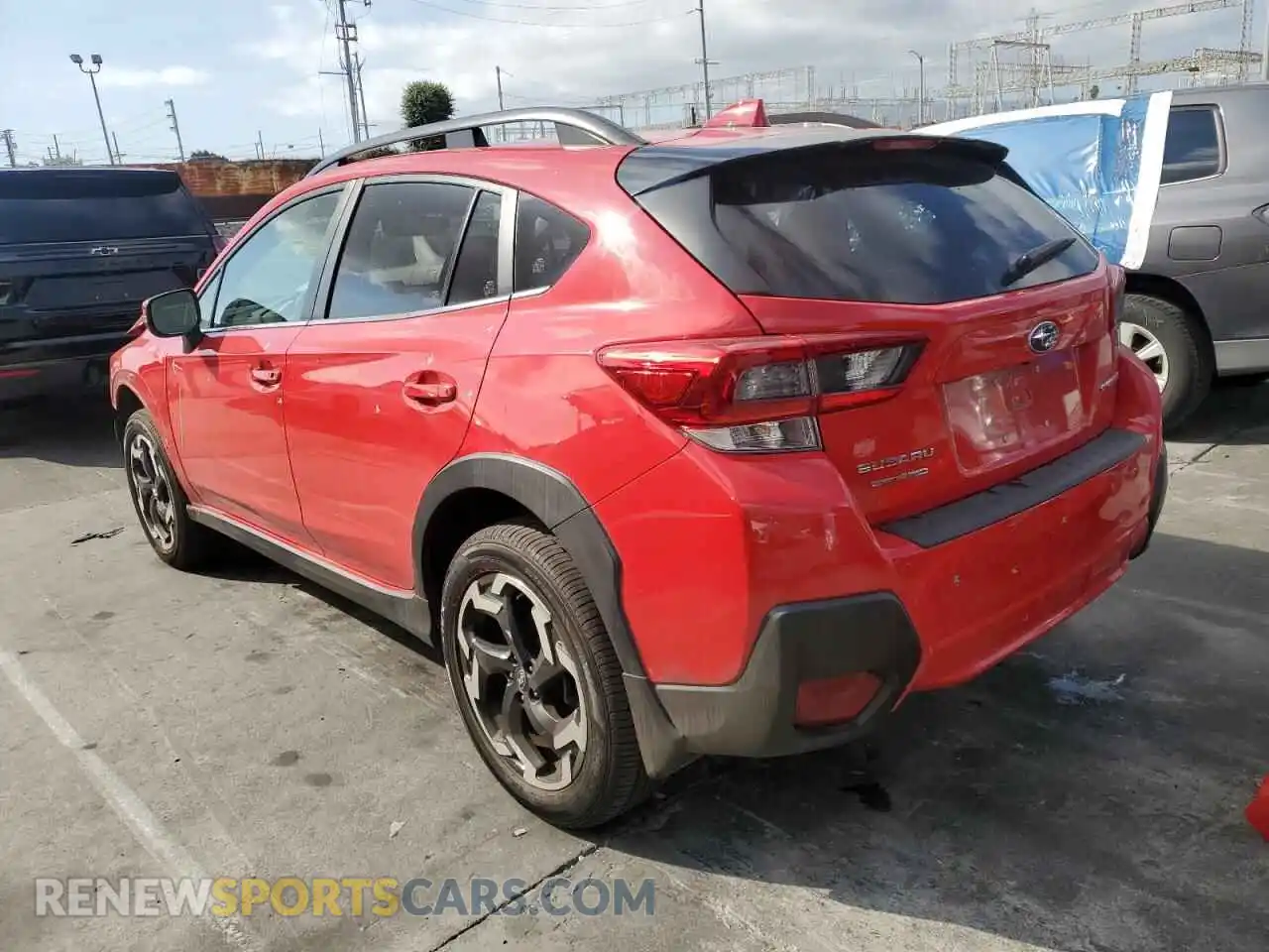 2 Photograph of a damaged car JF2GTHMC8MH355533 SUBARU CROSSTREK 2021