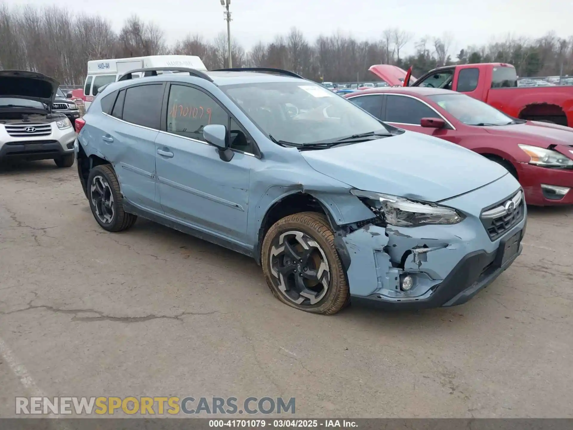 1 Photograph of a damaged car JF2GTHMC8MH667240 SUBARU CROSSTREK 2021