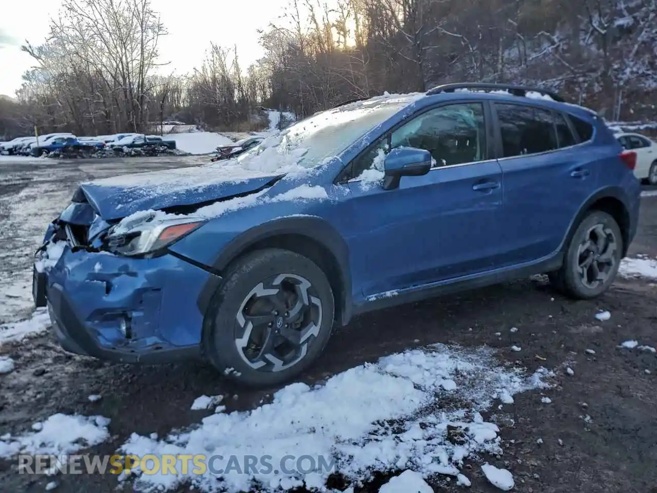 1 Photograph of a damaged car JF2GTHMC8MH681428 SUBARU CROSSTREK 2021